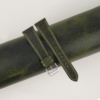 Olive Waxed Badalassi Carlo Leather Watch Strap