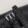 Black Double Hornback Alligator Leather Strap for PAM Watch