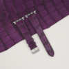 Purple Alligator Leather Apple Watch Band