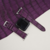 Purple Alligator Leather Apple Watch Band