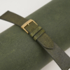 Vintage Dark Olive Pueblo Badalassi Carlo Leather Watch Strap