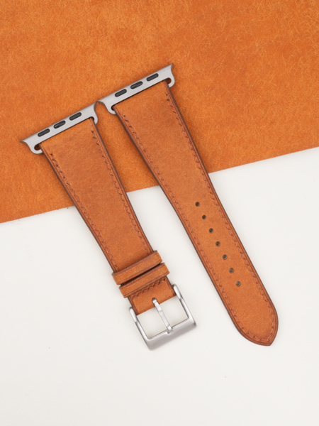 Whiskey Badalassi Carlo Pueblo Leather Apple Watch Ultra Band