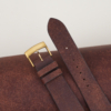 Vintage Dark Brown Pueblo Badalassi Carlo Leather Watch Strap