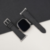 Black Badalassi Carlo Pueblo Leather Apple Watch Ultra Band