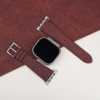 Burgundy Badalassi Carlo Pueblo Leather Apple Watch Ultra Band