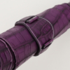 Purple Alligator Leather Bund Strap