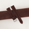 Dark Brown Suede Leather Watch Strap