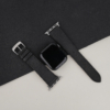 Black Badalassi Carlo Pueblo Leather Apple Watch Band