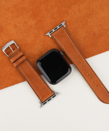 Whiskey Badalassi Carlo Pueblo Leather Apple Watch Band