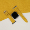 Yellow Suede Leather Apple Watch Band