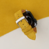 Yellow Suede Leather Apple Watch Band