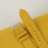 Yellow Suede Leather Watch Strap