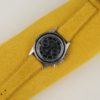 Yellow Suede Leather Watch Strap