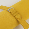 Yellow Suede Leather Watch Strap