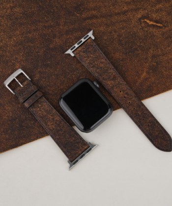 Tawny Brown Habana Leather Apple Watch Band