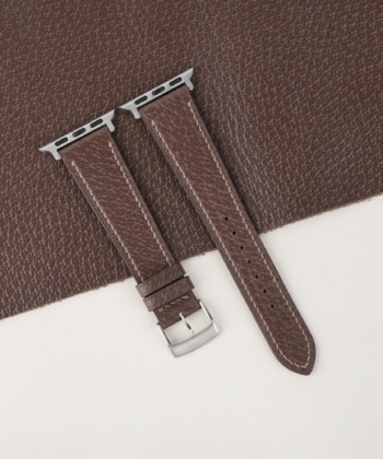 Dark Taupe Peccary Leather Apple Watch Band