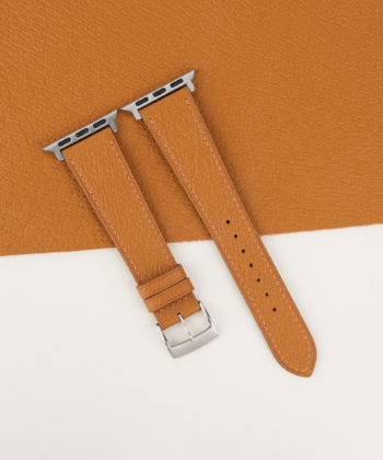 Golden Peccary Leather Apple Watch Band