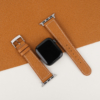 Micro Stitch Golden Peccary Leather Apple Watch Band