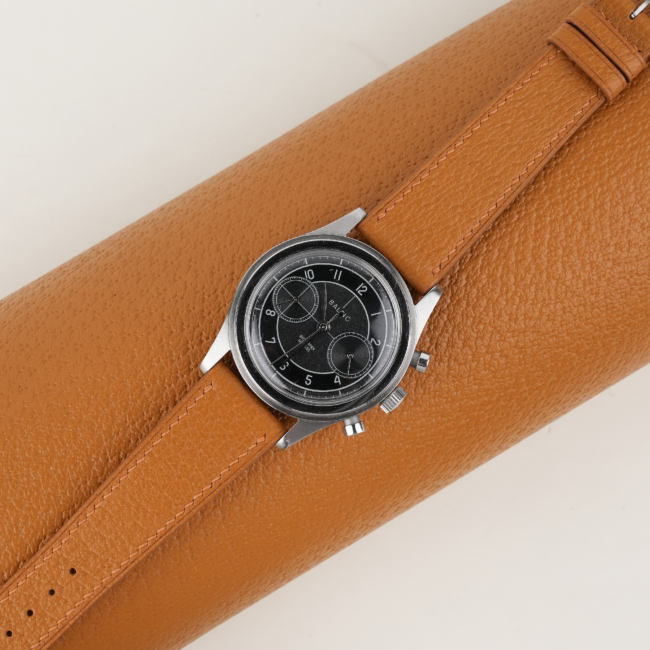 Golden Peccary Leather Watch Strap