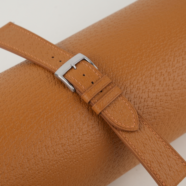 Golden Peccary Leather Watch Strap