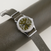 NATO Olive Vachetta Leather Watch Strap