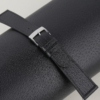 Micro Stitch Black Peccary Leather Watch Strap