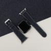 Micro Stitch Navy Peccary Leather Apple Watch Band