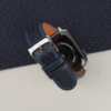 Micro Stitch Navy Peccary Leather Apple Watch Band