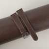 Micro Stitch Dark Taupe Peccary Leather Watch Strap