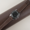 Micro Stitch Dark Taupe Peccary Leather Watch Strap