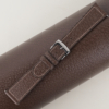 Micro Stitch Dark Taupe Peccary Leather Watch Strap