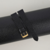 Vintage Black Peccary Leather Watch Strap