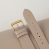 Vintage Beige Peccary Leather Watch Strap