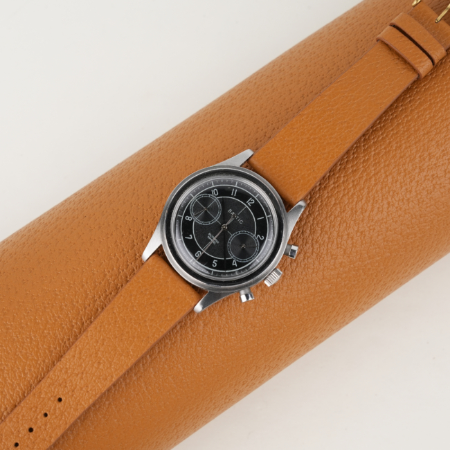 Vintage Golden Peccary Leather Watch Strap