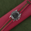 Duocolor Forest Suede Red Alran Sully Leather Watch Strap