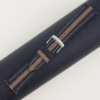 Duocolor Navy Alran Sully Leather Watch Strap